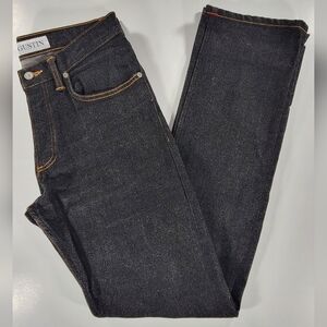 Gustin Red Line Selvedge Selvage Jeans Mens 33x34 Straight Raw Blue Denim